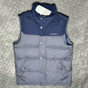 Eddie Bauer Mens Large StormRepel DWR Responsible Down Standard Outdoor Vest NWT